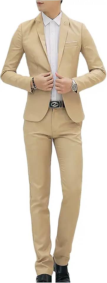 Conjunto de terno masculino de um botão