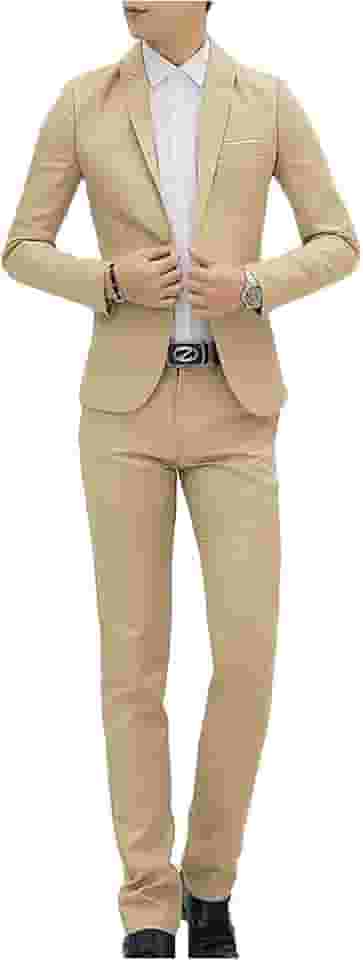 Conjunto de terno masculino de um botão