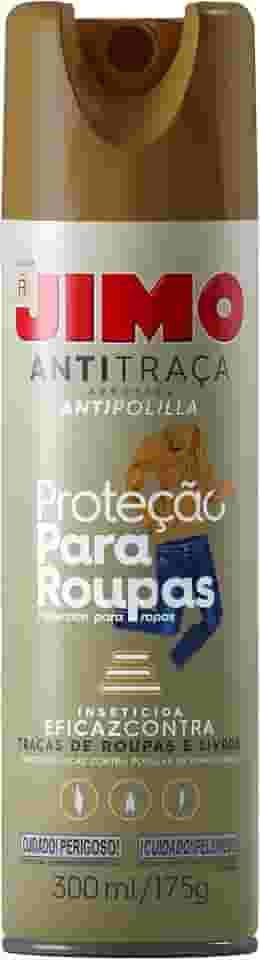 JIMO Anti Traça Inseticida Proteção para Roupas e Livros Sem Cheiro Aerossol 300ml