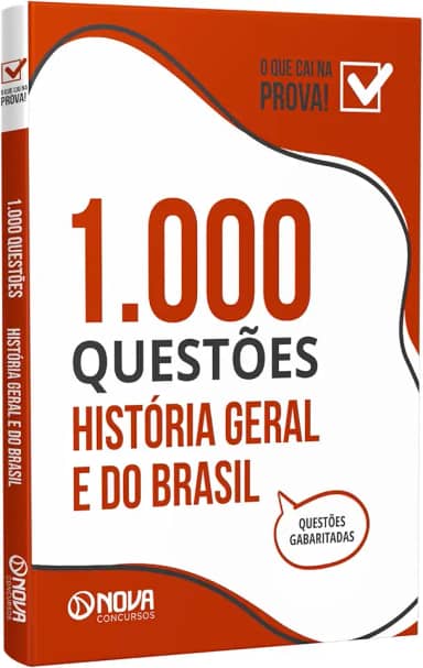 Livro 1.000 Questões Gabaritadas - História Geral e do Brasil