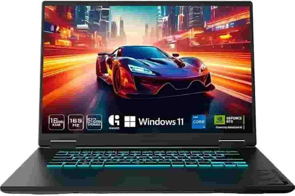 Gigabyte Gaming A16, Notebook Gamer 16" Intel Core i7-13620H, RTX 4050 6GB, 16GB RAM DDR5, SSD 512GB, Tela IPS 165Hz, Windows 11, Aço Preto
