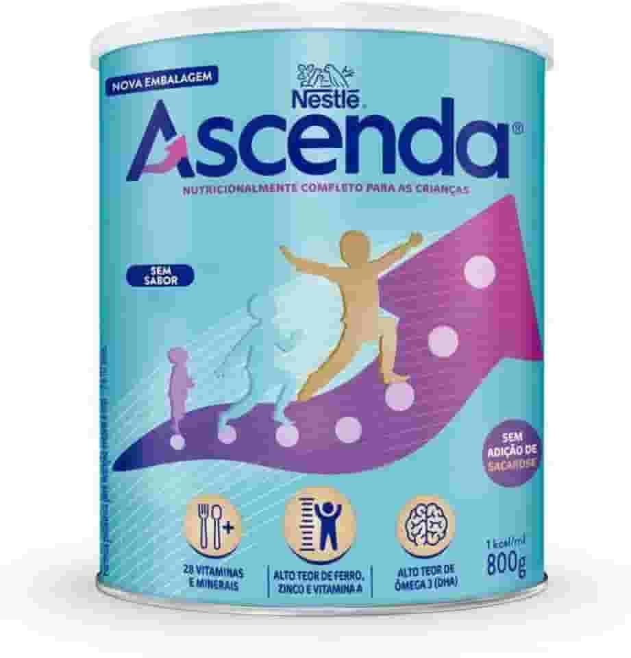 Suplemento Infantil Ascenda Sem Sabor 800G