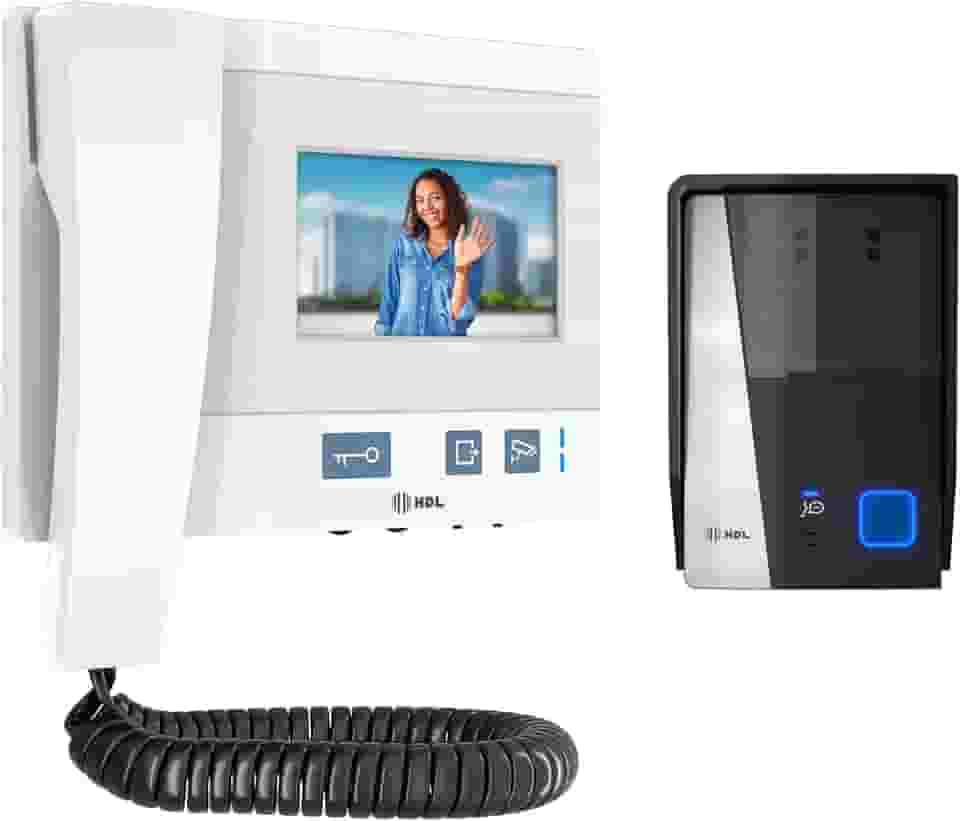 PORTEIRO ELETRONICO HDL VIDEO KITS VIDEO CLASS - 4.3' BRANCO - 90.02.11.000