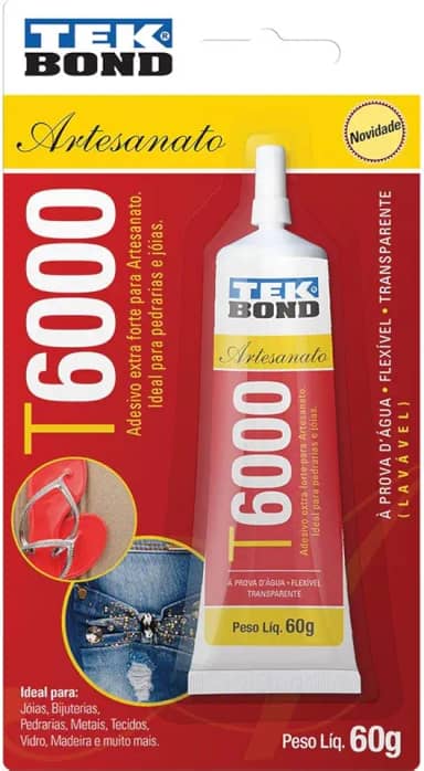 T6000 adesivo Tek Bond para artesanato, 60g