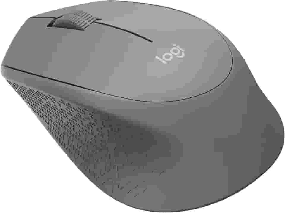 Mouse sem fio Logitech M280 com Conexão USB e Pilha Inclusa - Cinza