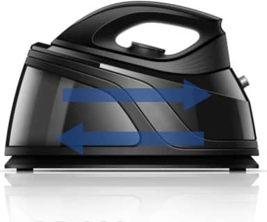 Sundu Estação De Vapor Profissional Com Base De Cerâmica, Ferro De Passar A Vapor De 1800 W Para Roupas Com Tanque De Água Removível De 1,5 L, Trava De Ferro Para Fácil Transporte, Desligamento Auto