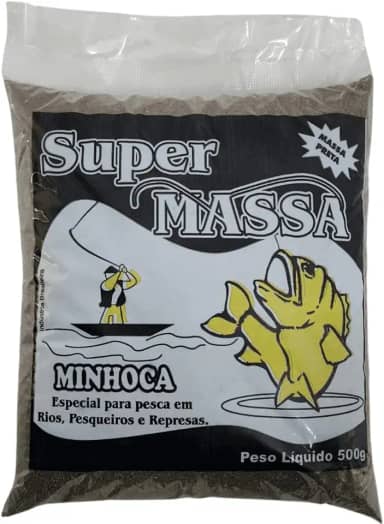 Kit 2 Massa De Pesca Isca Em Pó Sabor Minhoca Carnívoros 500g