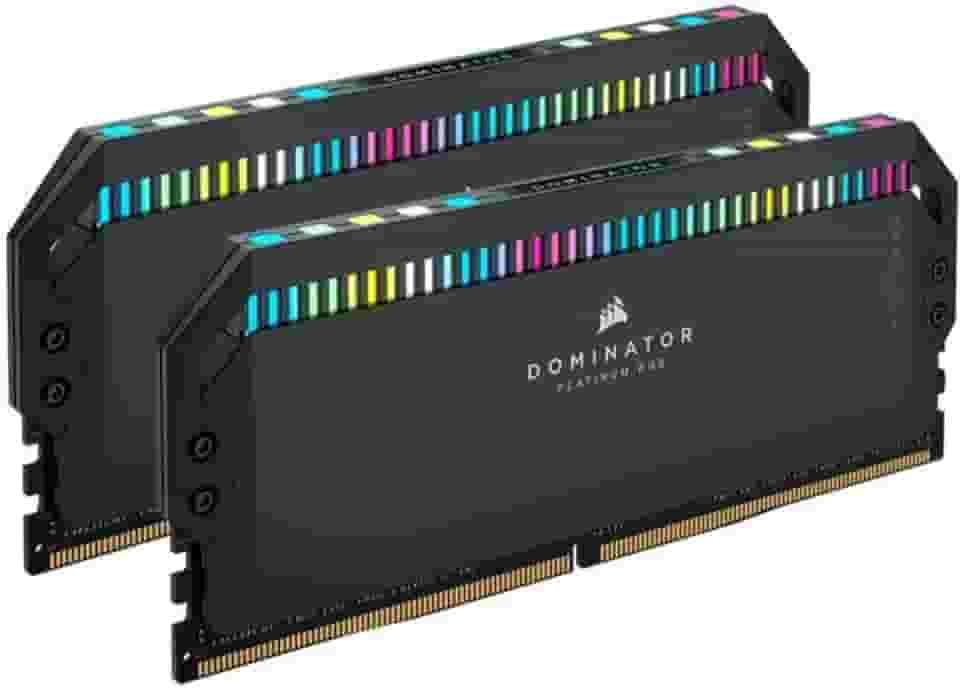 Memória Corsair Dominator Platinum RGB - 32GB (2x16GB), DDR5, 5200Mhz, C40, Preto - CMT32GX5M2B5200C40