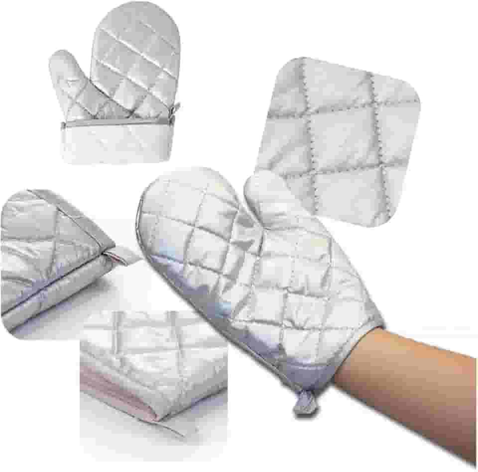 Kit com 2 Peças de Luva Térmica para Forno e Fogão – Alta Resistência ao Calor, Antiderrapante e Impermeável – Ideal para Cozinha, Panelas e Formas