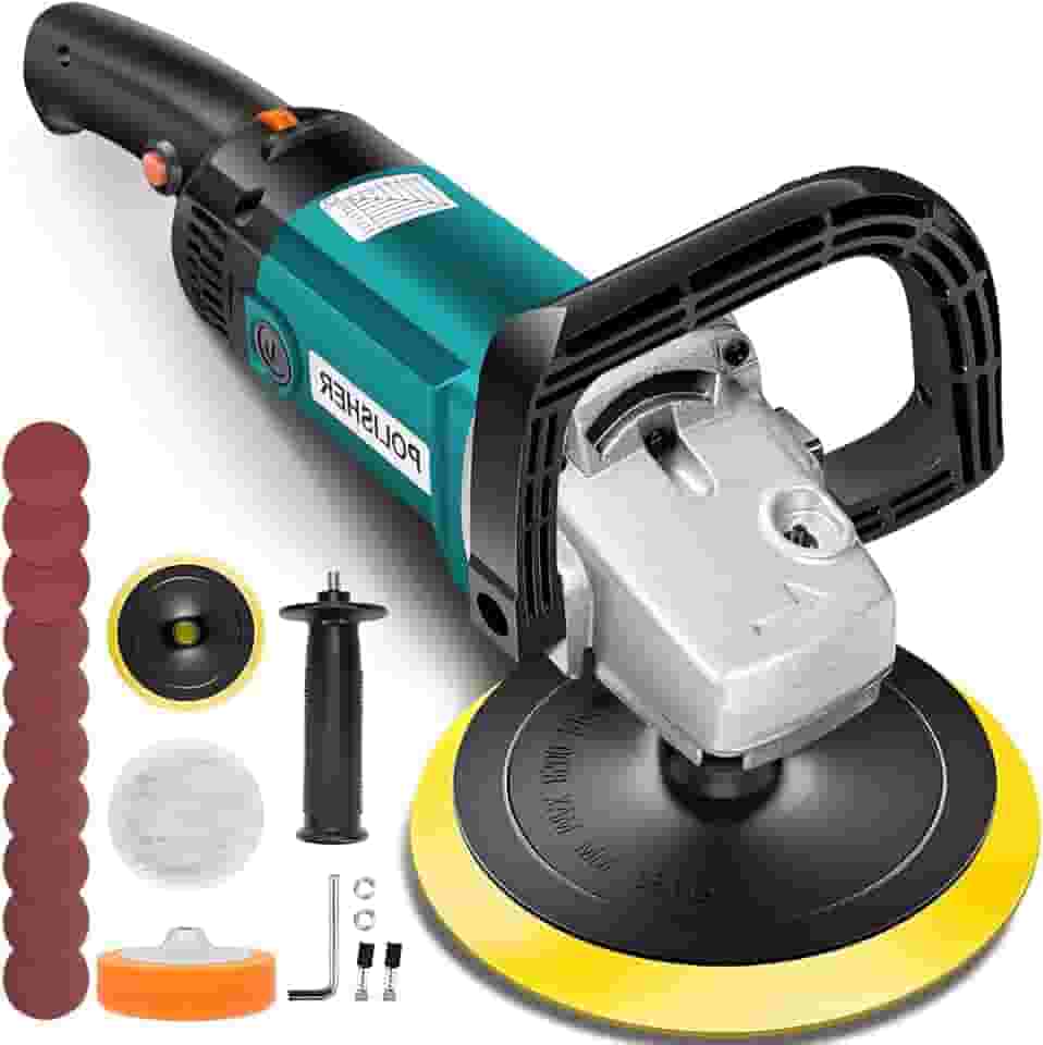 Politriz 1400W, 3000RPM, 110V, Automotiva, Multiuso, Roto Orbital, Mais Verde, Ferro Metal