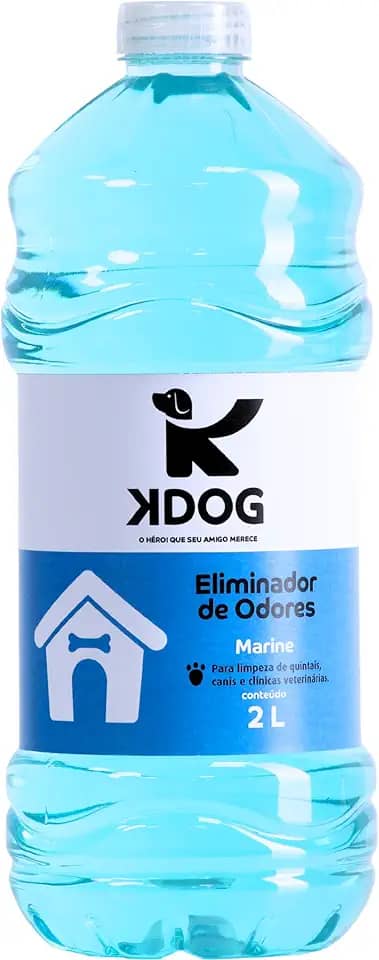 Eliminador de Odores Para Cães e Gatos, Marine, KDog, 2 Litros, Azul