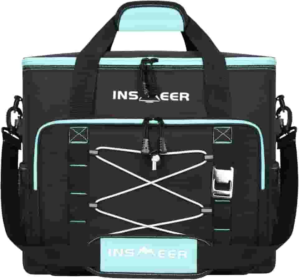 INSMEER 55/48 Litros Bolsa Termica Isotérmico Grande Caixa Térmica Cooler Sacola Para acampamento Visite a loja