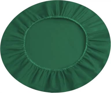 Kit 4 Capas Sousplat Redondo Liso Tecido Oxford 35x35cm Jogo Americano Mesa Posta 4 Lugares Verde