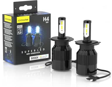 SUPER LED CODE H4 8000K