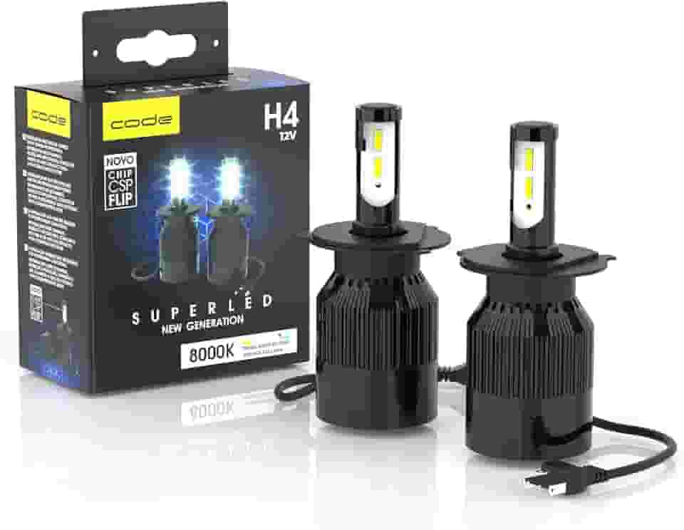 SUPER LED CODE H4 8000K