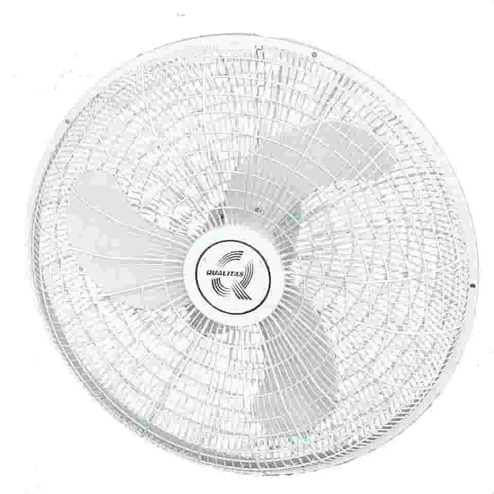 Ventilador Parede 60cm Turbo Silencioso 110v/220v Oscilante - Branco - 65 cm - 60Hz - Plástico - 3-127/220V
