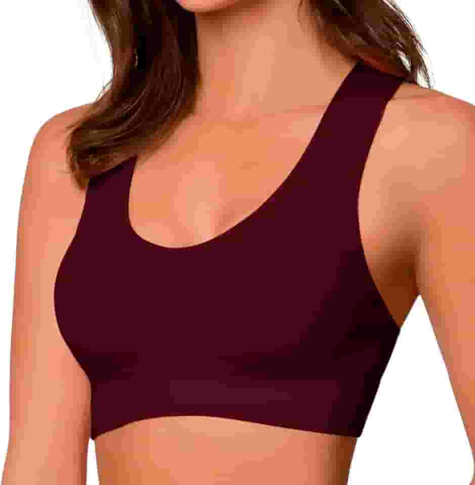 Top de Academia Fitness com Microfuros Alta Sustentação Sem Costura Poliamida Selene Feminino