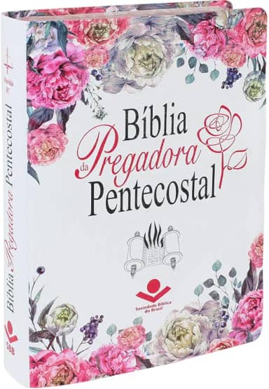 Bíblia da Pregadora Pentecostal ARC | SBB | Bíblia da Pregadora Pentecostal - Capa em couro bonded: Almeida Revista e Corrigida (ARC)