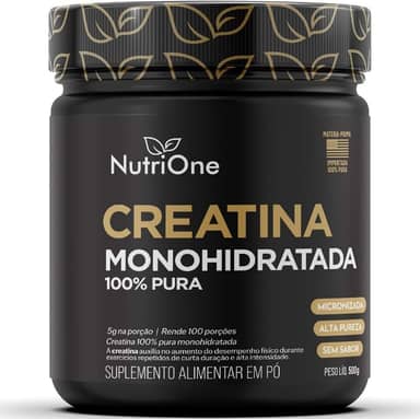 Creatina Monohidratada 500g | 100% Pura | Importada | Micronizada | Alta Pureza e Desempenho Físico – Nutrione