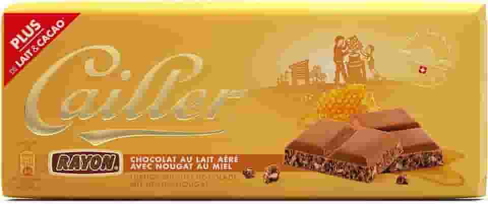 Chocolate Suíço Cailler Ao Leite Aerado Com Mel 100g