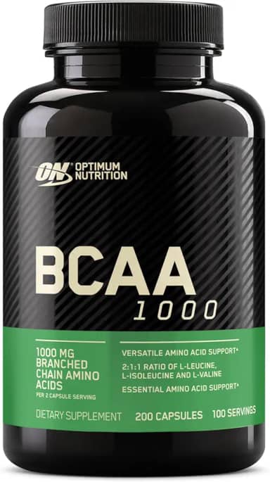 BCAA Mega-Size 1000 (200 Caps), Optimum Nutrition