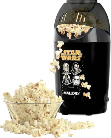Pipoqueira Elétrica Mallory Star Wars- Pipoca saudável pronta em 3 minutos - 127V