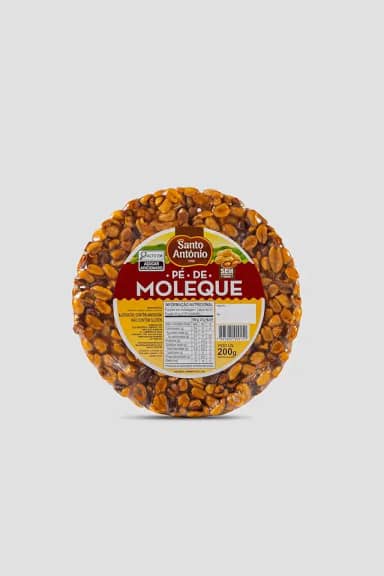 SANTO ANTONIO ALIMENTOS PE DE MOLEQUE REDONDO 200G