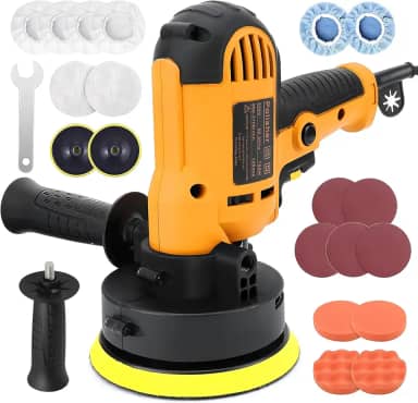 Lixadeira Eletrica, 600-3700 RPM Politriz Automotiva, Orbital, Lichadeira Eletrica, Máquina de Lixadeira de Parede, Politriz roto Orbital para Marcenaria/Lixamento, 220V