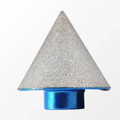 Broca Furar Diamantada Cônica Chanfro M14 para Moldar, Ampliar, Limpar Furos Existente 0-50mm