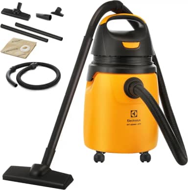 Aspirador água pó Electrolux potente função sopro limpeza profunda 1300W 20L total 18L util protetor termico GT30N 220v