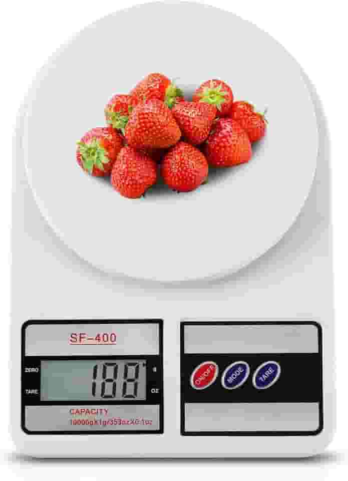 Balança Digital de Cozinha, SF-400, Até 10 kg, Escala 1 grama