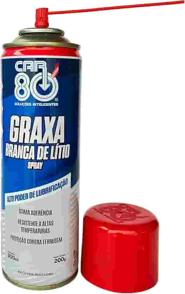 Graxa de Litio Spray Snap-On, Branco, 300 ml, Car 80