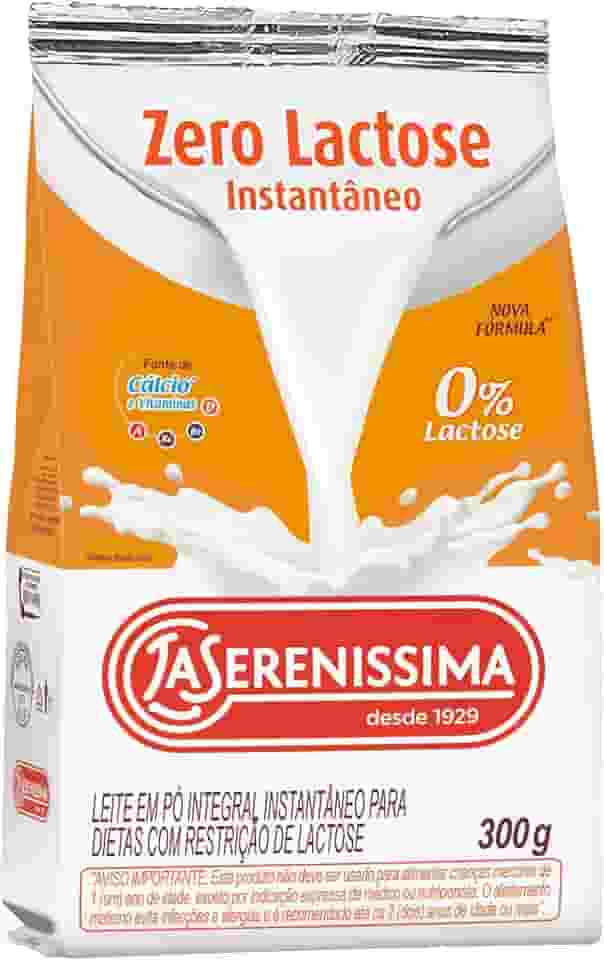 Leite em pó Integral Instantâneo Zero Lactose 300 g