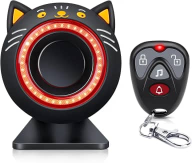 Electop Sistema de alarme de carro de 120 dB com sensor de movimento e som, sistema de segurança para carro, dispositivo antifurto, alarme de carro com controle remoto sem fio e luz LED para carros