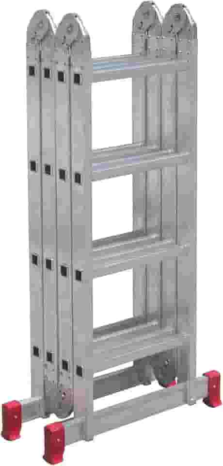 Escada Articulada 4x4 com 16 Degraus de Alumínio, BOTAFOGO, ESC0293