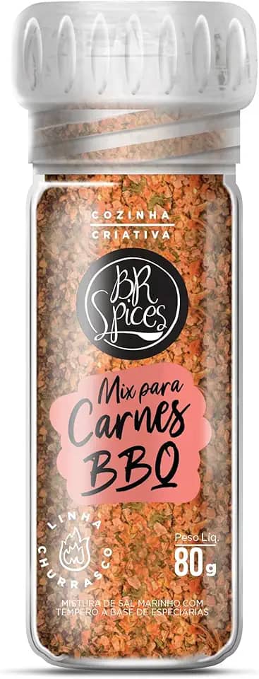 BR Spices Tempero Mix para Carnes (bbq) com Moedor 80G