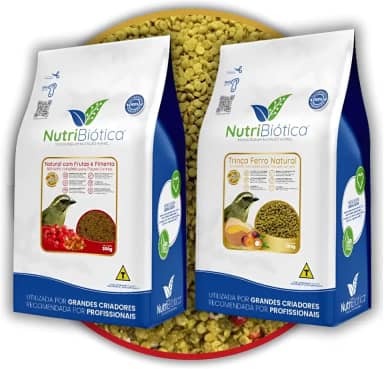 2x Ração Extrusada Trinca Ferro Natural + Pimenta 300g