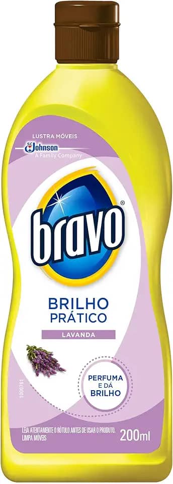Bravo Lustra Móveis Brilho Prático Lavanda 200ml