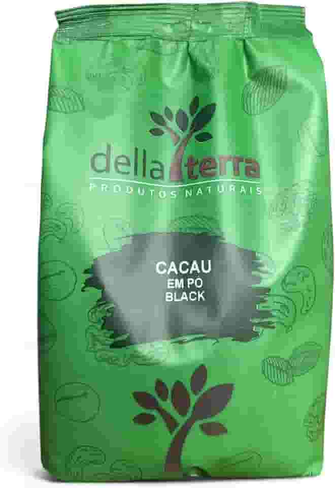 Cacau Em Pó Alcalino Black 500g Della Terra