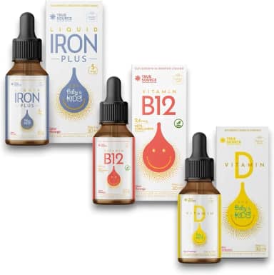 Combo Vitaminas Kids: Ferro+B12+Vit D - True Source