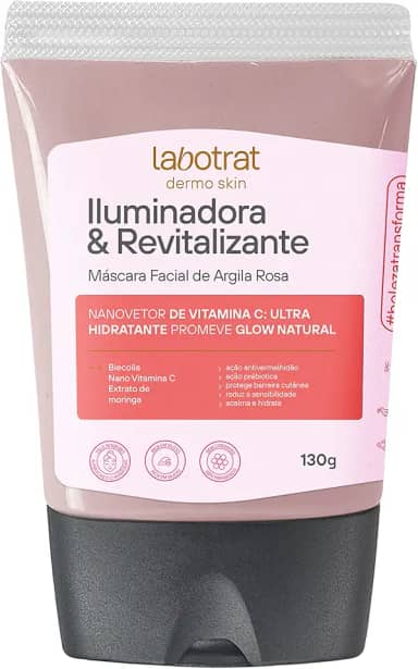 Labotrat - Masc Facial Labotrat Dermo Skin 130G Argila Rosa Iluminadora/Revitalizante