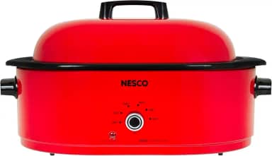 Nesco Forno para assadeira MWR18-12 (vermelho, 18-quartos)