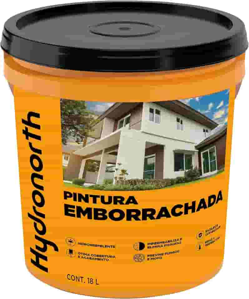 PINTURA EMBORRACHADA CROMIO BALDE 18 L - HYDRONORTH