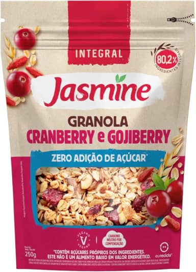 Jasmine Granola Superfrutas Zero Açúcar 250g