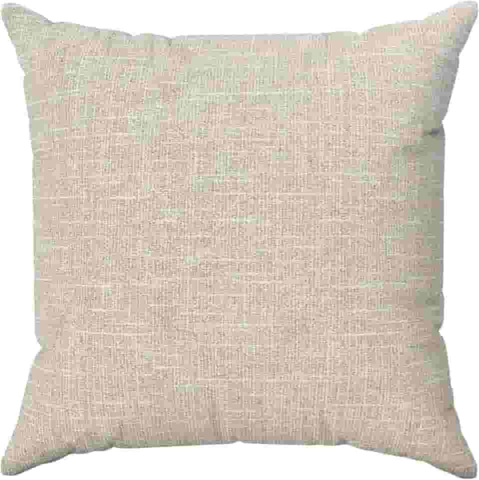 Kit 2 Almofadas Cheias 45x45 Linho Delux Bege Decoração Sala Sofá Quarto