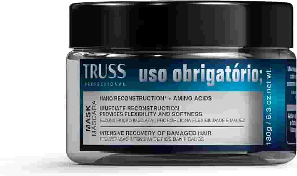 Truss Máscara Uso Obrigatório | Reparação Profunda com Nano Reconstrução e Perfume Prolongado | 180g