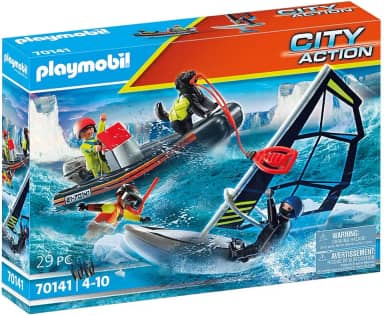 Playmobil Resgate na Agua com Cachorrov - City Action 70141