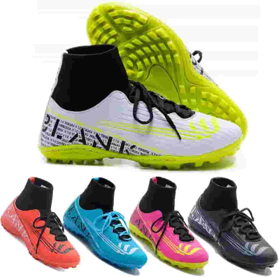 Chuteira Society Botinha Blank Star Cano Alto com Solado Costurado Original