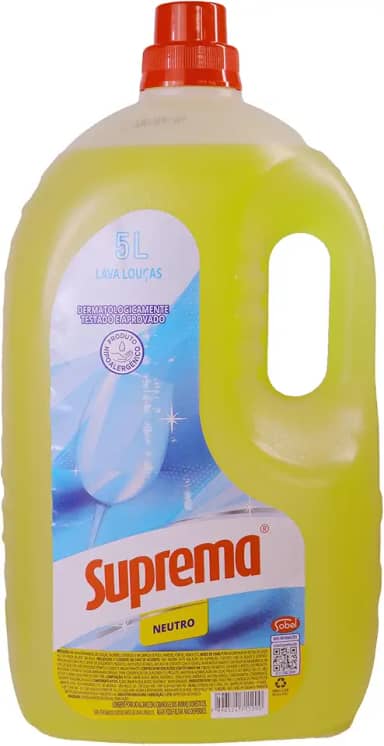 Suprema Lava Louças Neutro 5L - Nova embalagem (Pode variar)