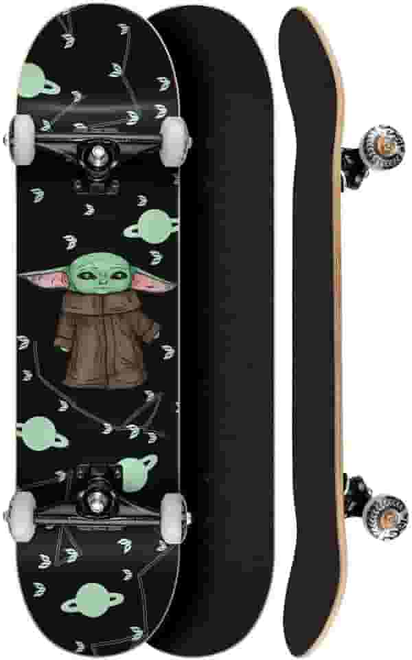 Skate Montado Profissional Cisco Feminino Yoda 8' - Abec 7